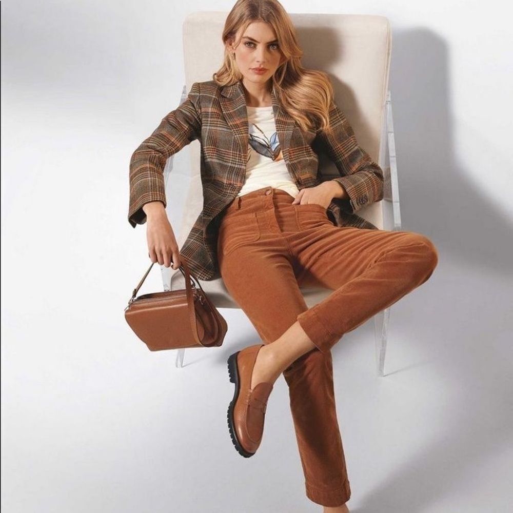 Free People We the Free Burnt Orange Corduroy Pants🍓
